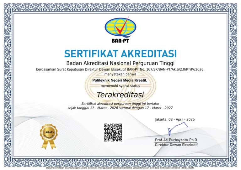 akreditasi sementara Polimedia