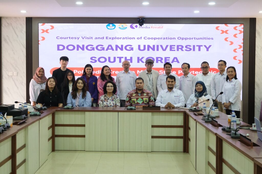 Penandatanganan MOU dengan Universitas Donggang Korea Selatan; Membuka Peluang Baru bagi Mahasiswa Polimedia